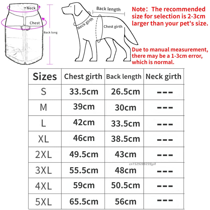 Waterproof Dog Coat