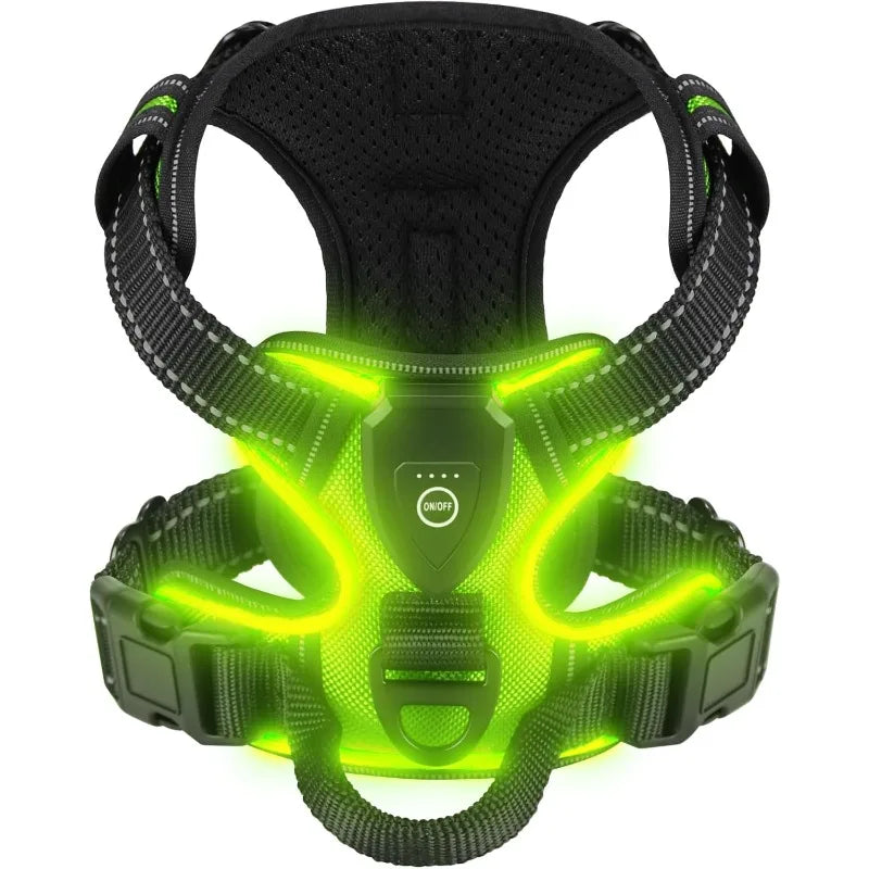 LED Light-Up Dog Harness